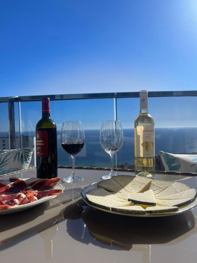Ferienwohnung Sunset Waves Benidorm Julieta Vistas Al Mar Premium 200 Mt2 Con Jacuzzi En Terraza Exterior foto