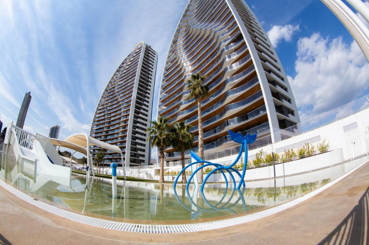 Ferienwohnung Sunset Waves Benidorm Julieta Vistas Al Mar Premium 200 Mt2 Con Jacuzzi En Terraza Exterior foto