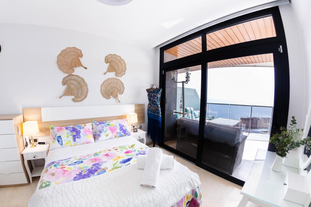 Ferienwohnung Sunset Waves Benidorm Julieta Vistas Al Mar Premium 200 Mt2 Con Jacuzzi En Terraza Exterior foto