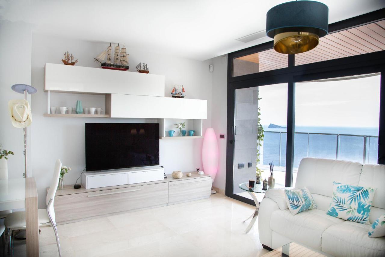 Ferienwohnung Sunset Waves Benidorm Julieta Vistas Al Mar Premium 200 Mt2 Con Jacuzzi En Terraza Exterior foto