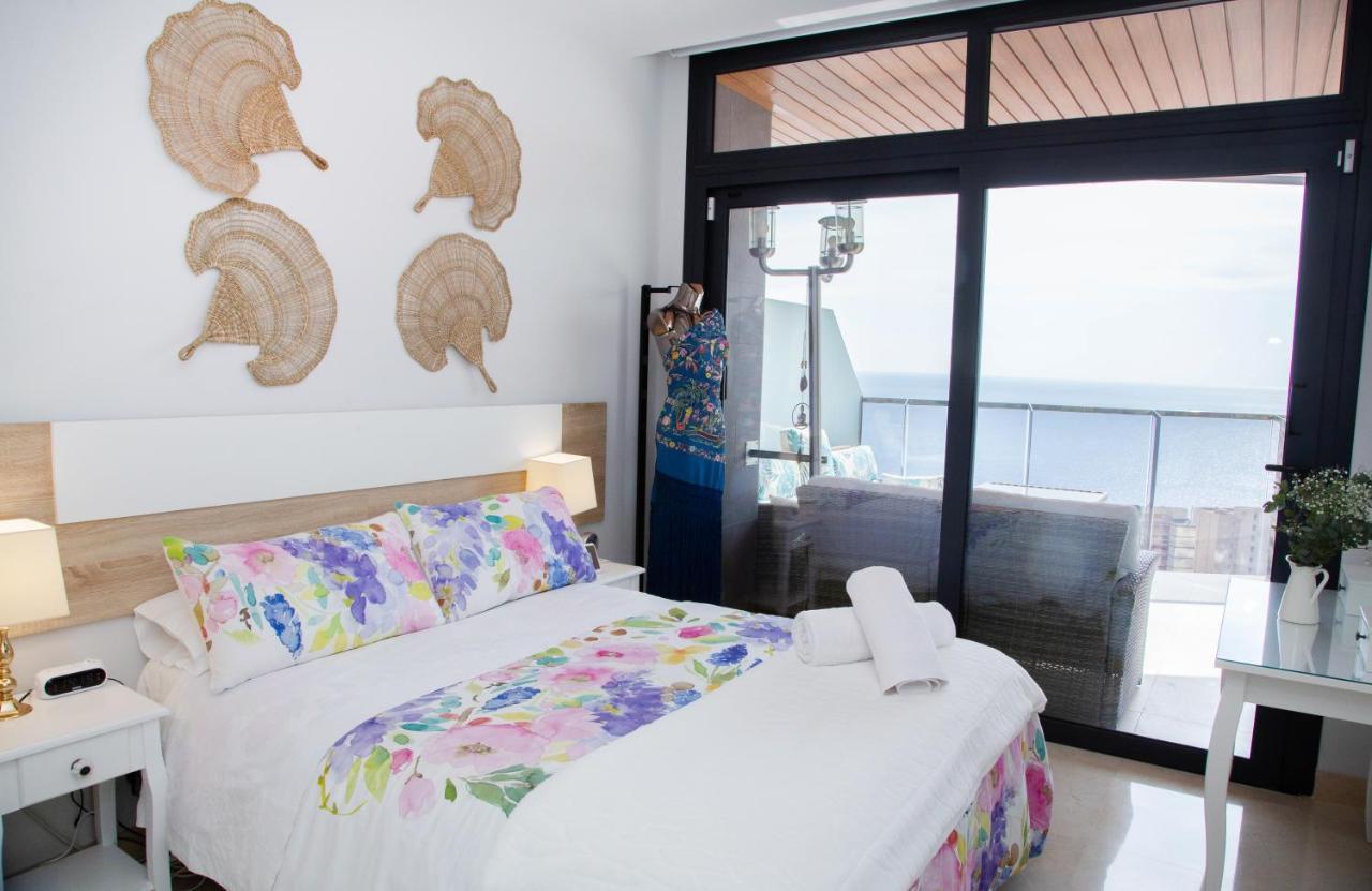Ferienwohnung Sunset Waves Benidorm Julieta Vistas Al Mar Premium 200 Mt2 Con Jacuzzi En Terraza Exterior foto