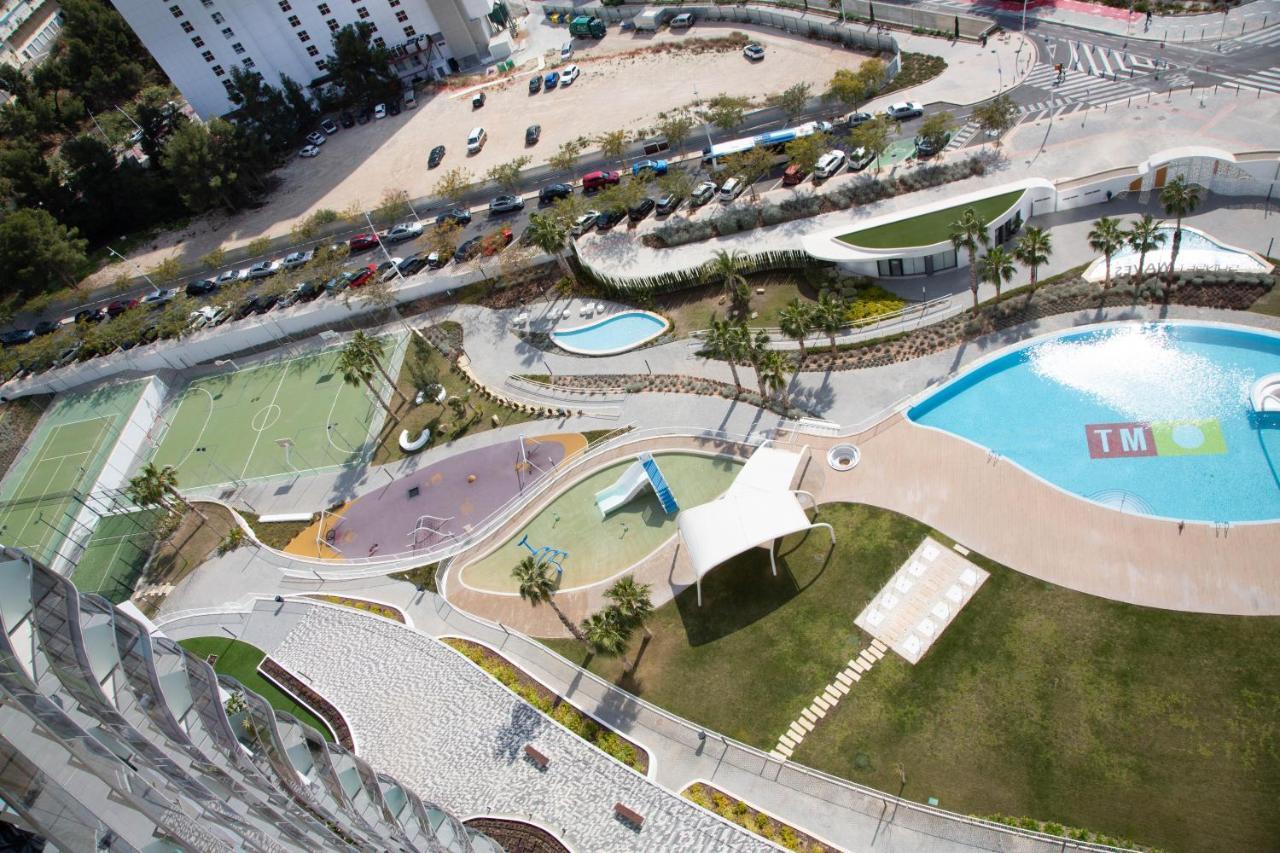 Ferienwohnung Sunset Waves Benidorm Julieta Vistas Al Mar Premium 200 Mt2 Con Jacuzzi En Terraza Exterior foto